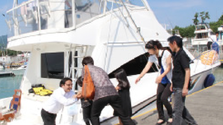 ご乗船の手続き